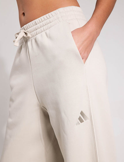 adidas ALL SZN Fleece Loose Wide-Leg Pants - Wonder Aluminaimage3- The Sports Edit