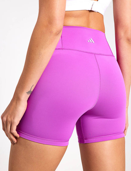 adidas All Me 5-Inch Short Leggings - Purple Burstimage2- The Sports Edit