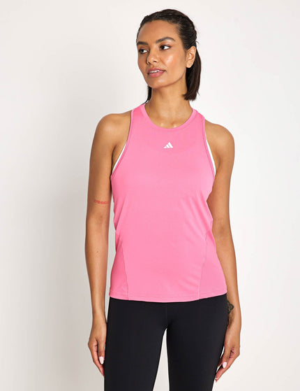 adidas Designed for Training Tank Top - Pink Fusionimage4- The Sports Edit