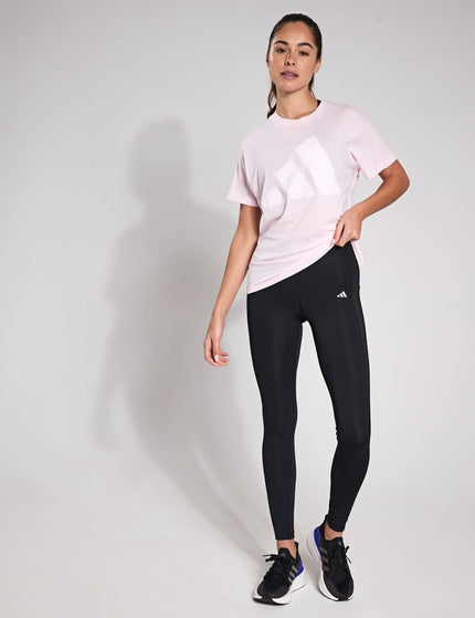 adidas Essentials Winners T-Shirt - Clear Pink/Whiteimage4- The Sports Edit