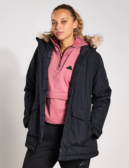 adidas Paveric Fur Parka - Blackimage1- The Sports Edit