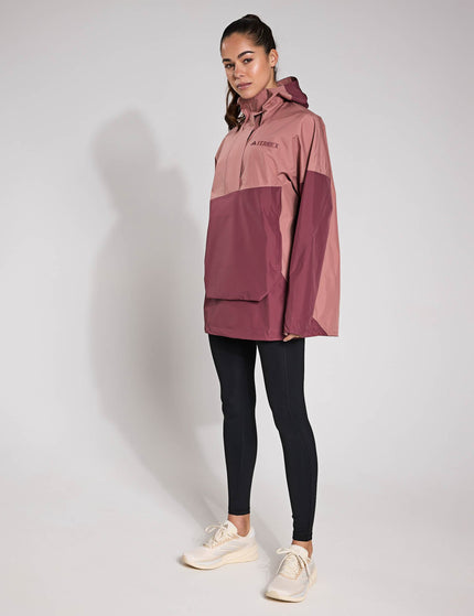adidas Terrex Xploric 2.5L Climaproof Anorak - Warm Clayimage5- The Sports Edit