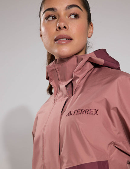 adidas Terrex Xploric 2.5L Climaproof Anorak - Warm Clayimage3- The Sports Edit