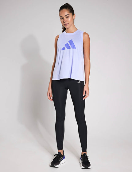 adidas Train Essentials Big Performance Logo Training Tank Top - Violet Tone/Semi Cobalt Blueimage4- The Sports Edit