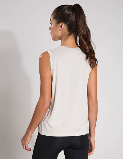 adidas Train Essentials Big Performance Logo Training Tank Top - Wonder Alumina/Whiteimage2- The Sports Edit