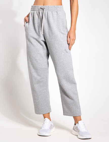 adidas ALL SZN Fleece Barrel Leg Joggers - Medium Grey Heatherimage1- The Sports Edit