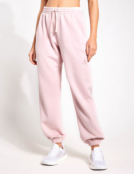 adidas ALL SZN Fleece Loose Joggers - Sandy Pinkimage1- The Sports Edit