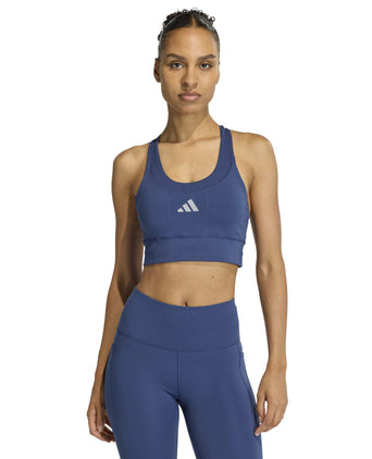 adi365 Running Pocket Medium Support Bra - Tech Indigo