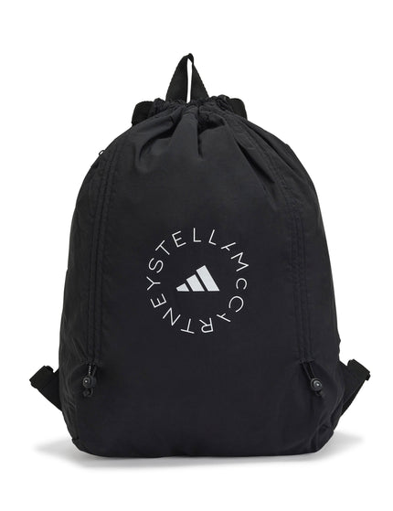 adidas adidas by Stella McCartney Gym Sack - Black/Whiteimage1- The Sports Edit