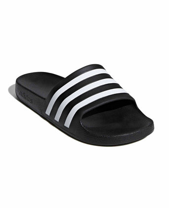 Adilette Aqua Slides - Core Black/Cloud White