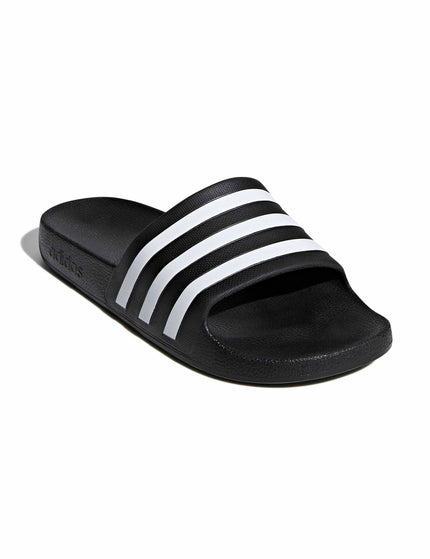 adidas Adilette Aqua Slides - Core Black/Cloud Whiteimages2- The Sports Edit