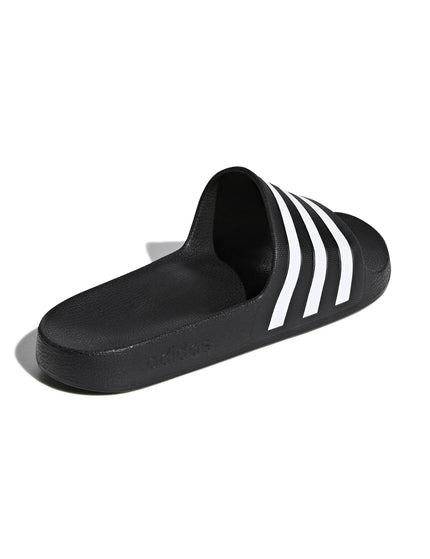 adidas Adilette Aqua Slides - Core Black/Cloud Whiteimages3- The Sports Edit