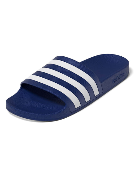 adidas Adilette Aqua Slides - Dark Blue/Cloud Whiteimages4- The Sports Edit