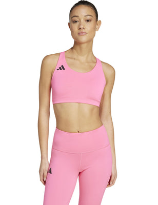 Adizero Essentials Run Medium Support Bra - Lucid Pink