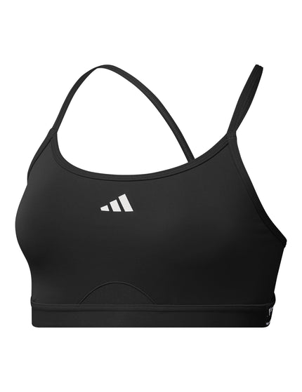 adidas Aeroreact Training 3-Stripes Bra - Blackimage6- The Sports Edit