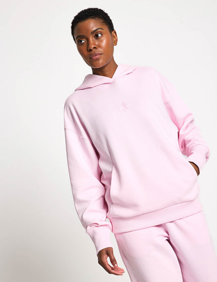 adidas ALL SZN French Terry Loose Hoodie - Clear Pinkimages1- The Sports Edit