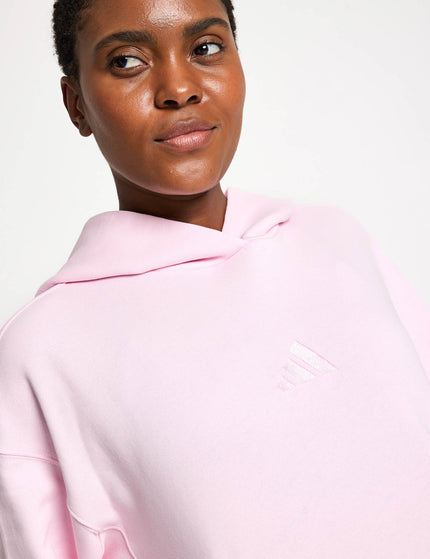 adidas ALL SZN French Terry Loose Hoodie - Clear Pinkimages3- The Sports Edit