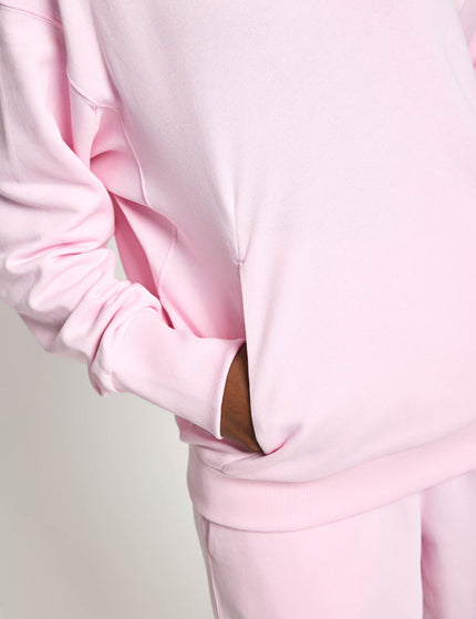 adidas ALL SZN French Terry Loose Hoodie - Clear Pinkimages4- The Sports Edit