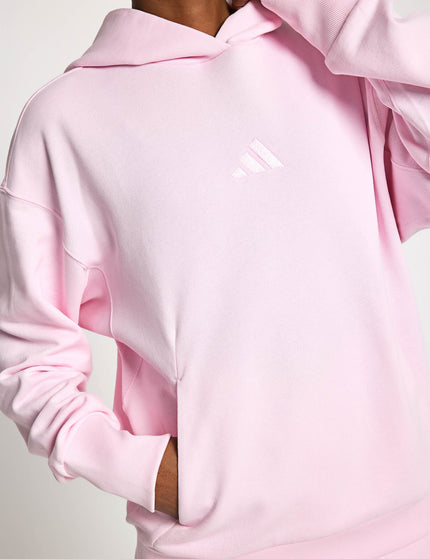 adidas ALL SZN French Terry Loose Hoodie - Clear Pinkimages5- The Sports Edit