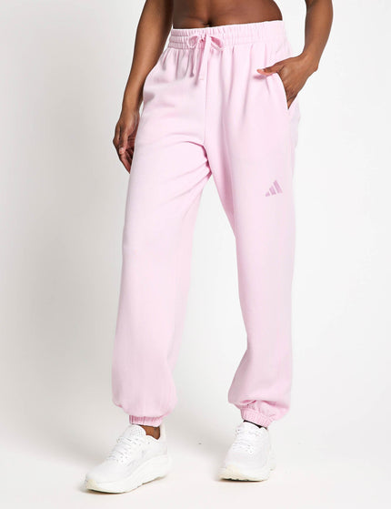 adidas ALL SZN French Terry Loose Joggers - Clear Pinkimage1- The Sports Edit