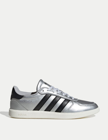 adidas Breaknet Sleek Shoes - Matte Silver/Core Black/Off Whiteimages1- The Sports Edit