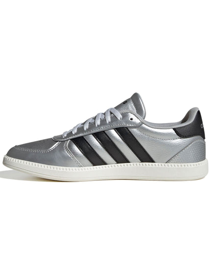 adidas Breaknet Sleek Shoes - Matte Silver/Core Black/Off Whiteimages4- The Sports Edit