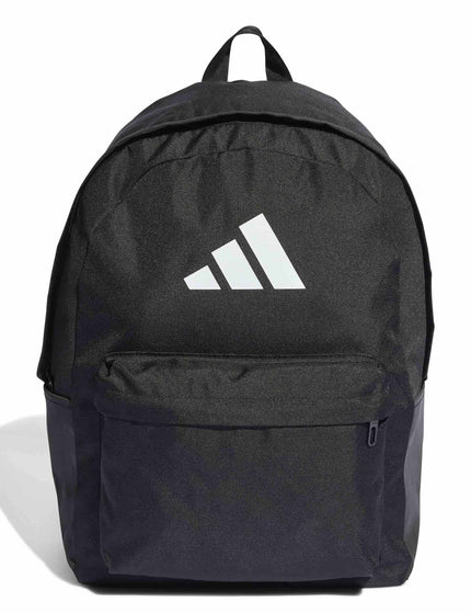 adidas Classic 3 Bar Logo Backpack - Black/Whiteimage1- The Sports Edit