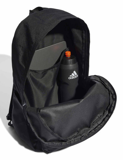 adidas Classic 3 Bar Logo Backpack - Black/Whiteimage4- The Sports Edit