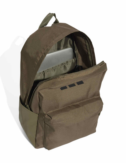 adidas Classic 3 Bar Logo Backpack - Olive Strata/Blackimages4- The Sports Edit