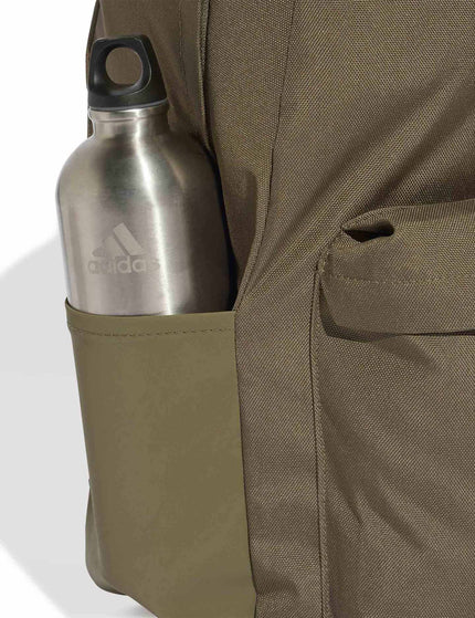 adidas Classic 3 Bar Logo Backpack - Olive Strata/Blackimages5- The Sports Edit