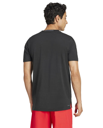 Designed 4 Training 3-Stripes Tee - Black/Black