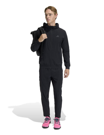 adidas Designed For Training Workout Full-Zip Hoodie  - Blackimages5- The Sports Edit