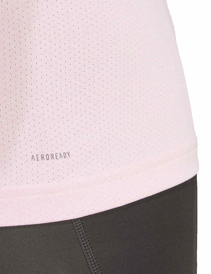 adidas Designed for Training Tank Top - True Pink/Whiteimage4- The Sports Edit