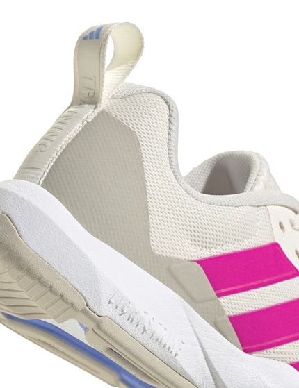 adidas Dropset 3 Strength Training Shoes - Chalk White/Shock Pink/Blue Fusionimages8- The Sports Edit