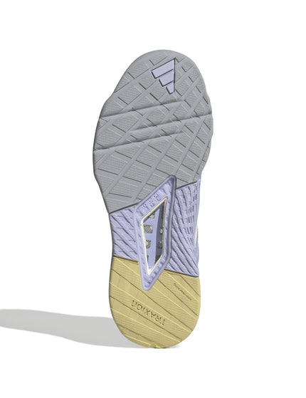 adidas Dropset 3 Strength Training Shoes - Chalk White/Halo Silver/Violet Toneimage6- The Sports Edit