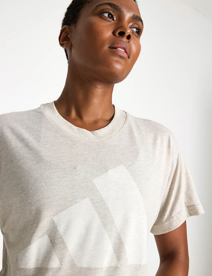 adidas Essentials Winners T-Shirt - Wonder Alumina/Whiteimage3- The Sports Edit