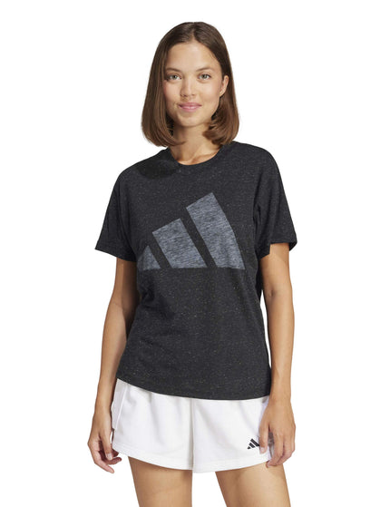 adidas Essentials Winners T-Shirt - Black/Whiteimage1- The Sports Edit