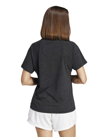 adidas Essentials Winners T-Shirt - Black/Whiteimage2- The Sports Edit