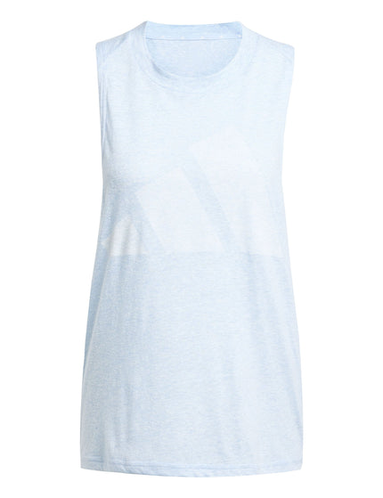 adidas Essentials Winners Tank Top - Glow Blue/Whiteimage6- The Sports Edit