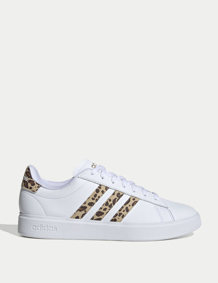 adidas Grand Court 2.0 Shoes - Cloud White/Magic Beige/Matte Goldimages1- The Sports Edit