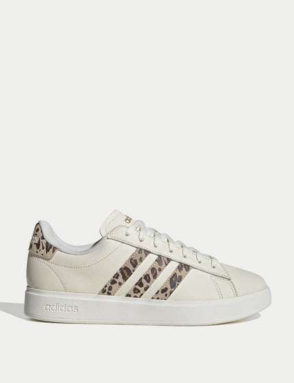 adidas Grand Court 2.0 Shoes - Off White/Magic Beige/Matte Goldimage1- The Sports Edit