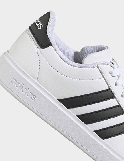 adidas Grand Court Cloudfoam Lifestyle Court Comfort Shoes - Cloud White/Core Blackimage8- The Sports Edit