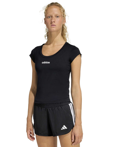 adidas Hyperglam Baby T-Shirt - Blackimages1- The Sports Edit