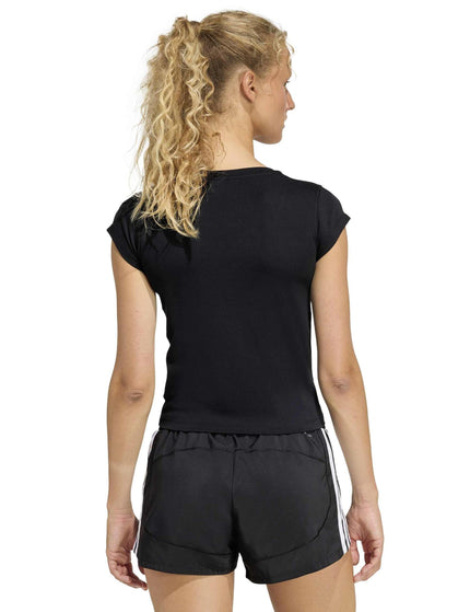 adidas Hyperglam Baby T-Shirt - Blackimages2- The Sports Edit