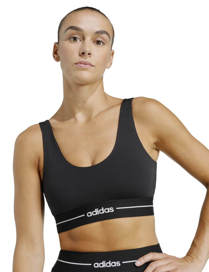 adidas Hyperglam Light Support Bra - Blackimages3- The Sports Edit