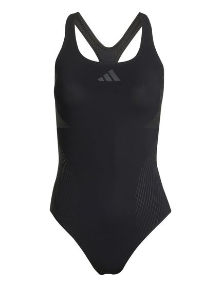adidas Lanelux Y-Back Swimsuit - Blackimage6- The Sports Edit