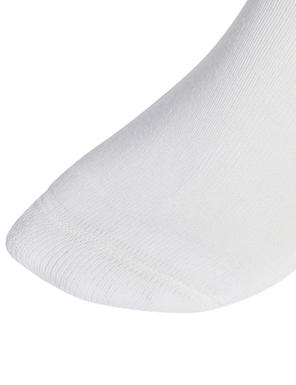 adidas Linear Crew Cushioned Socks 3 Pairs - White/Powder Teal/Clear Pink/Blue Fusionimage3- The Sports Edit