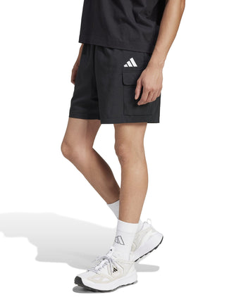 Essentials Cargo Chelsea Shorts - Black/White