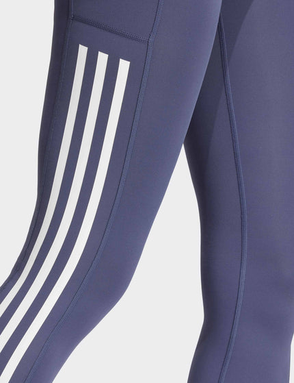adidas Optime 3-Stripes Full-Length Leggings - Shadow Navyimage4- The Sports Edit