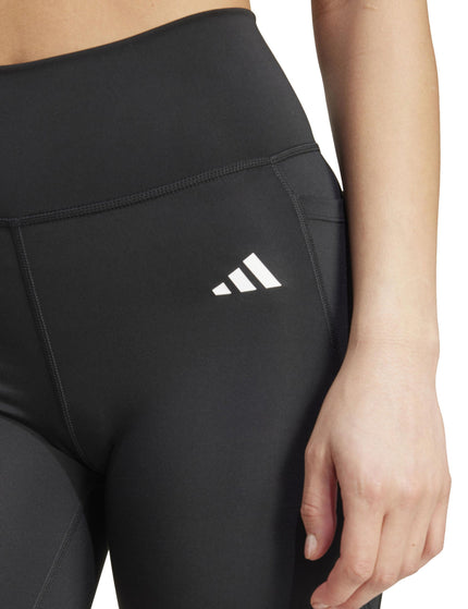 adidas Optime Essentials Stash Pocket 7-Inch Short Leggings - Blackimage3- The Sports Edit